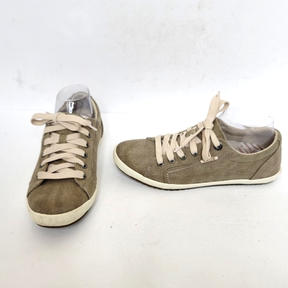 taos Shoes - Taos Star Khaki Washed Canvas Size 40